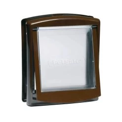 PetSafe - Porte 2 Positions Pour Chien - Brun