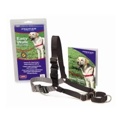 PetSafe Laisse + Harnais Easy Walk Noir Pour Chien