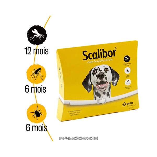 Soldes D'Été Scalibor Collier Grand Chien - 65 Cm – Image 3