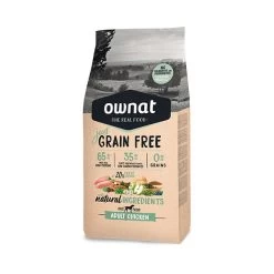 Ownat Just Grain Free Adulte Poulet Sans Céréales