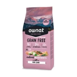 Dispo Sous 15 Jours Ownat Prime Mini Agneau Sans Céréales - 3 Kg