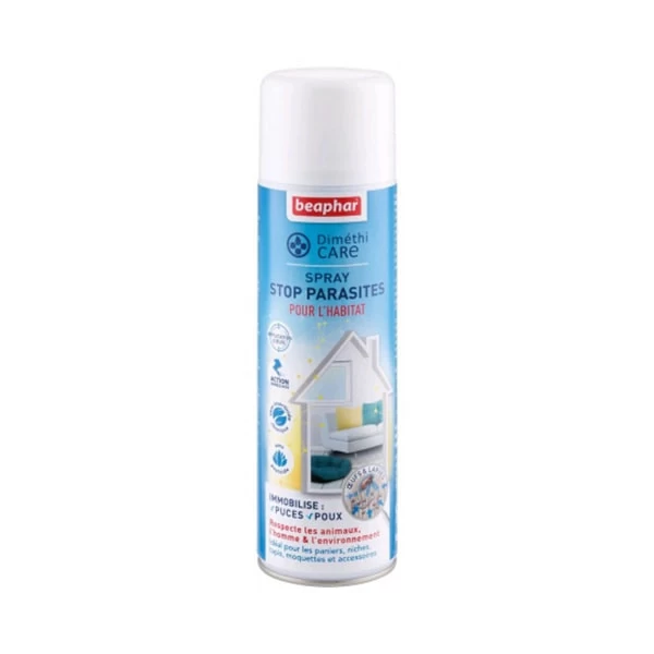 Beaphar "Diméthi Care" Spray Stop Parasites Pour L'Habitat - 400 Ml – Image 2