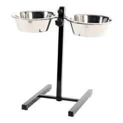 Soldes D'Été Zolux Support Réglable & 2 Ecuelles Inox