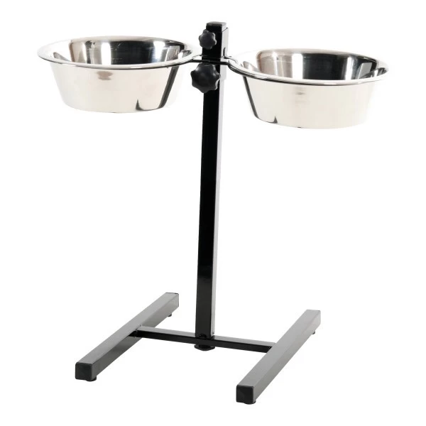 Soldes D'Été Zolux Support Réglable & 2 Ecuelles Inox